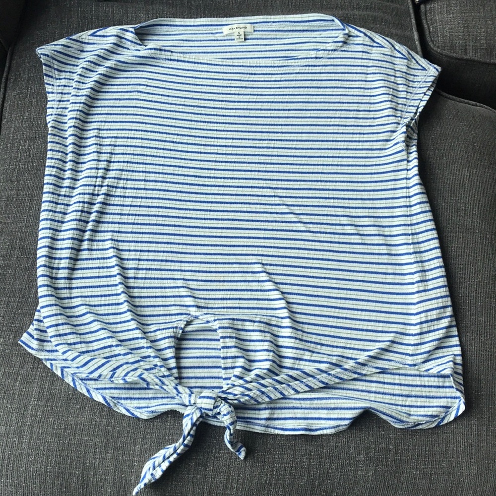 Max Studio Tie front Shirt